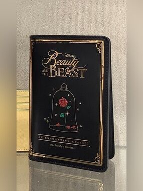 New! RARE SOLDOUT Disney X Kate Spade New York Beauty Beast Passport Holder